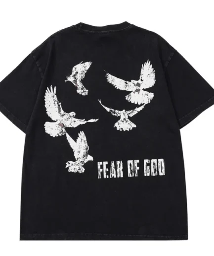 fear of god saint michael shirt