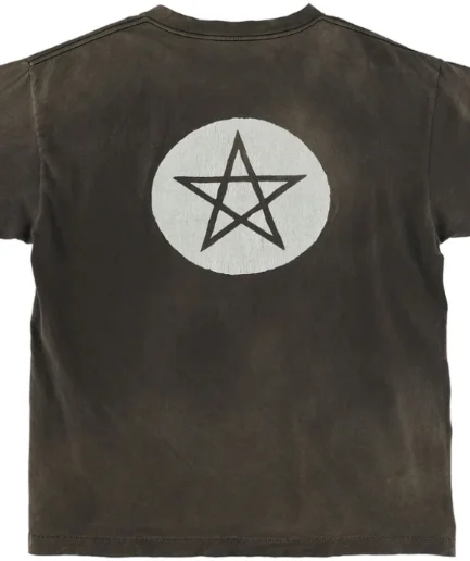 Saint Mxxxxxx Human Fear T Shirt Vintage Black